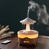 Night Lamp Mushroom Water Drips Sounds Cloud Raindrop Humidifier Diffuser with Remote Control