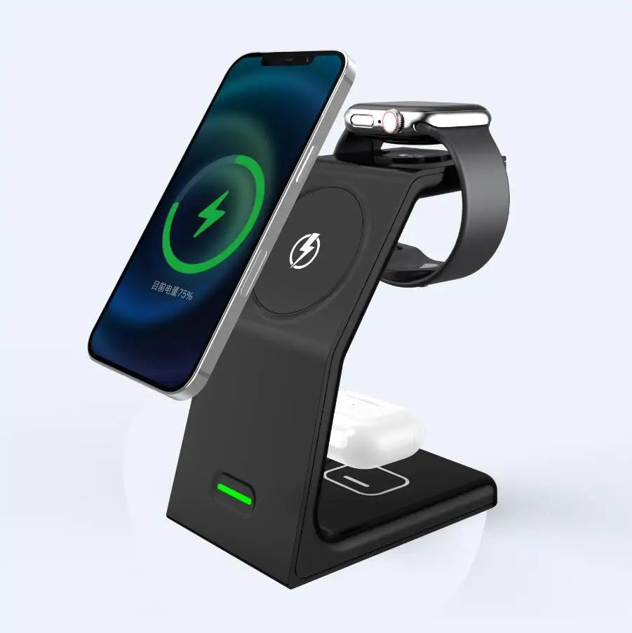 Factory Price Smart Soft Light 15W Magnetic Wireless Portable Charger for iPhone Adsorption PD Function Output 10W