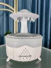 Night Lamp Mushroom Water Drips Sounds Cloud Raindrop Humidifier Diffuser with Remote Control