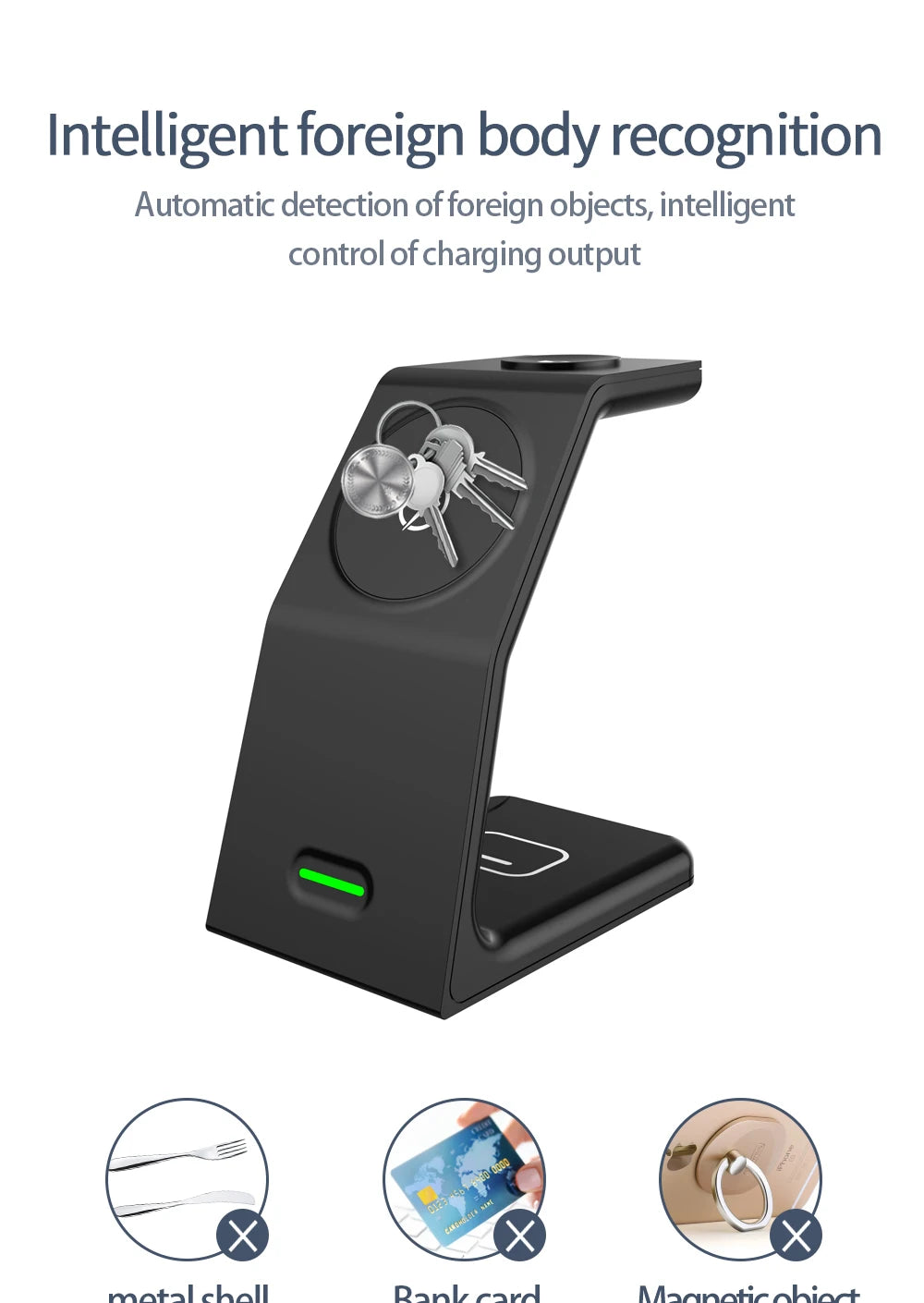 Factory Price Smart Soft Light 15W Magnetic Wireless Portable Charger for iPhone Adsorption PD Function Output 10W