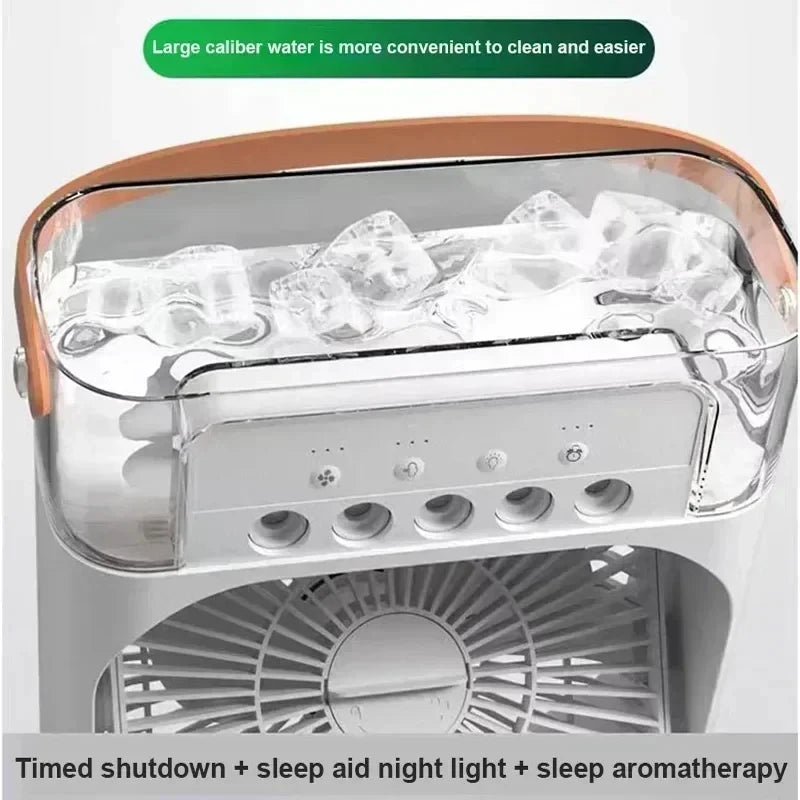 Fan AIr Conditioner Household Mini Air Cooler LED