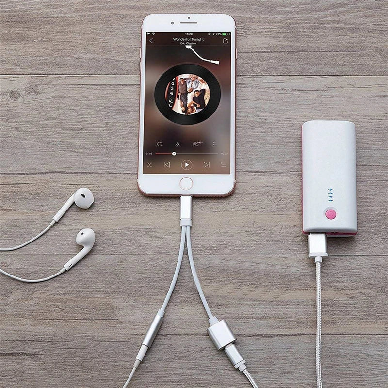 2 In 1 Lighting To 3.5mm Jack