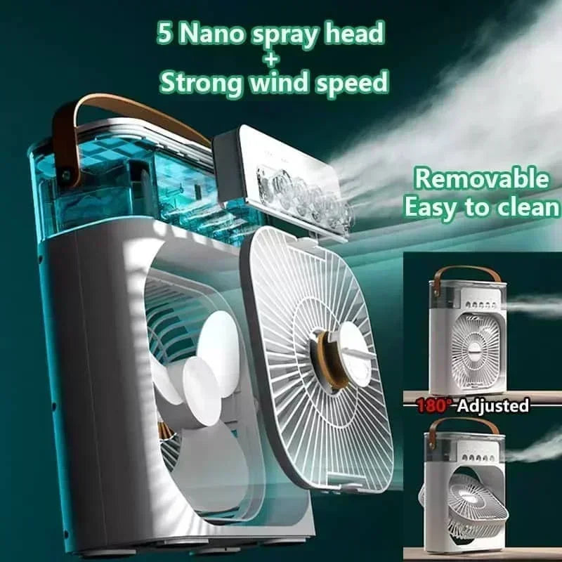 Fan AIr Conditioner Household Mini Air Cooler LED
