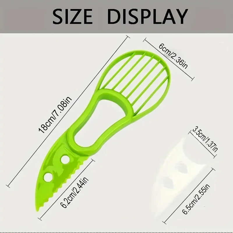 Multifunctional 3.0 in 1 Avocado Slicer, Outdoor Home Kitchen Tools