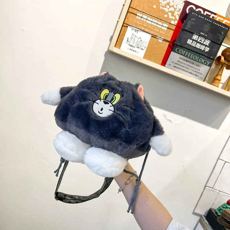 Plush Bag Autumn Handbag Cartoon Doll Single Shoulder Bag Girl Storage Small Bag