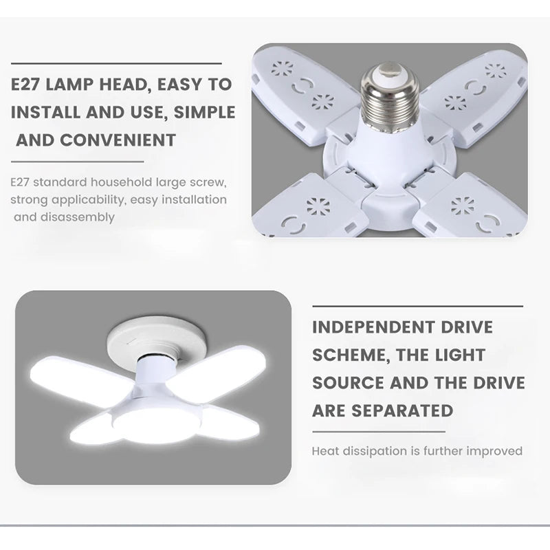 LED Bulb AC220V/110V Deformation for Home Ceiling Lights