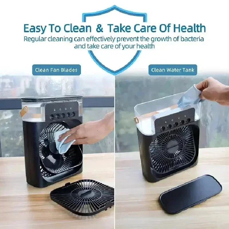 Fan AIr Conditioner Household Mini Air Cooler LED