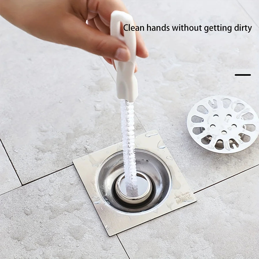 Water Pipe Dredging Brush Hair Cleaner