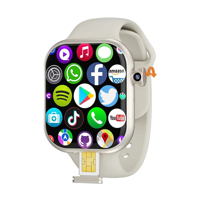Smartwatch 5G Android 256GB Storage 4G/5G LTE Sim Card GPS WIFI