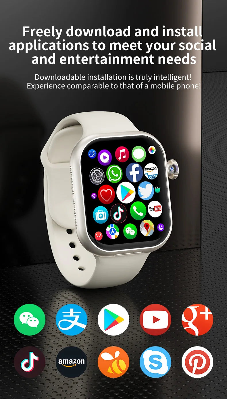 Smartwatch 5G Android 256GB Storage 4G/5G LTE Sim Card GPS WIFI