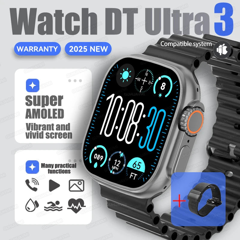 Smart AI Watch Men 2025 Original Bluetooth Network S haring APP Store