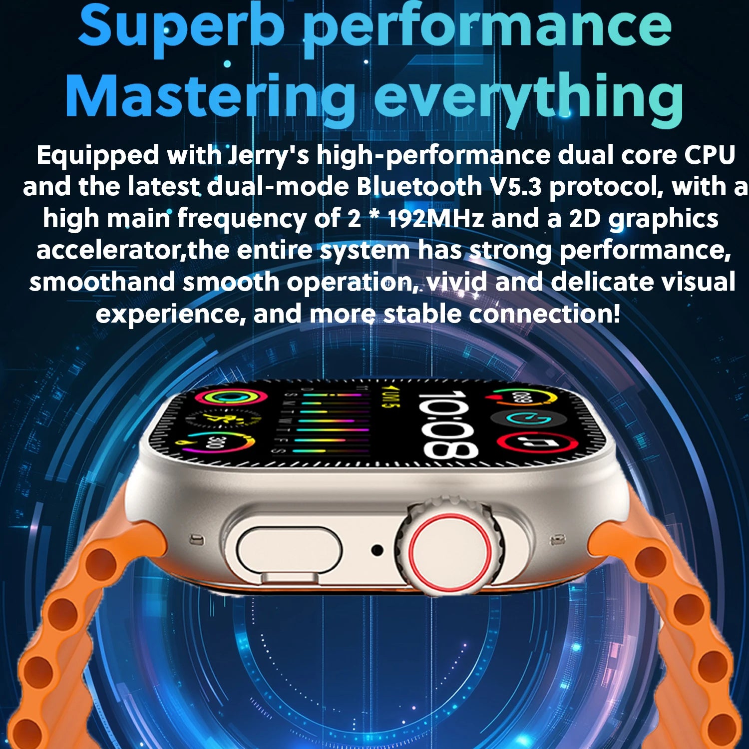 Smart Watch Google GPS NFC Compass Camera