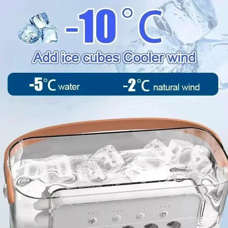 Fan AIr Conditioner Household Mini Air Cooler LED