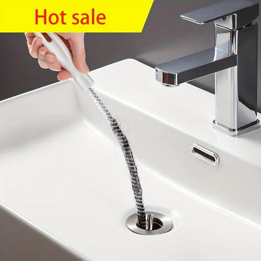 Water Pipe Dredging Brush Hair Cleaner