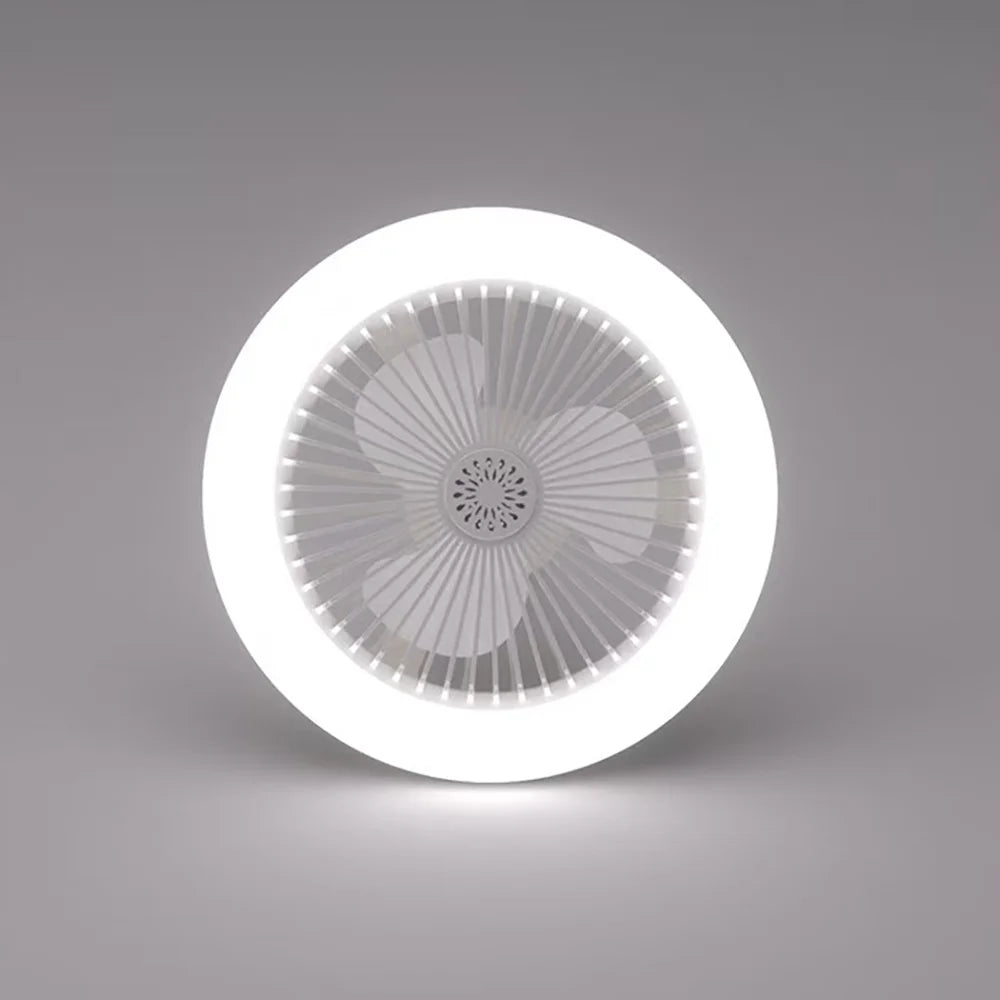 Ceiling Fan with Remote Control Lighting Lamp Converter Base Lighting Bedroom Living Room