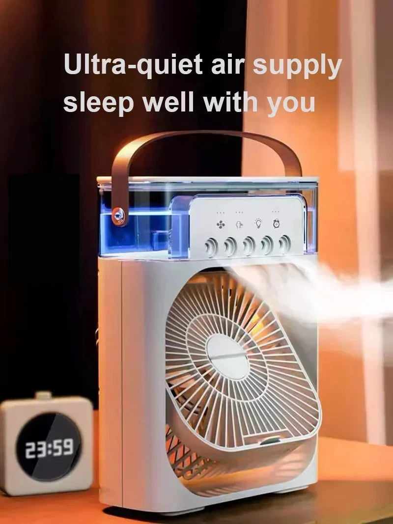 Fan AIr Conditioner Household Mini Air Cooler LED