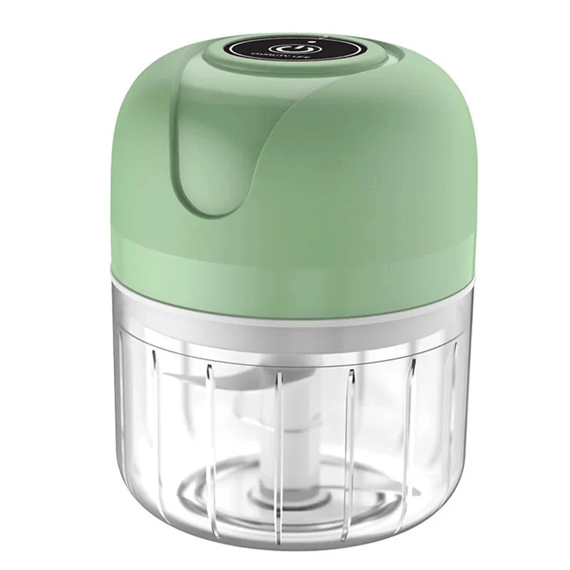 Garlic Masher Crusher Electric Portable Meat Grinder Vegetable Chopper for Kitchen