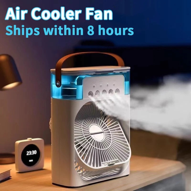 Fan AIr Conditioner Household Mini Air Cooler LED