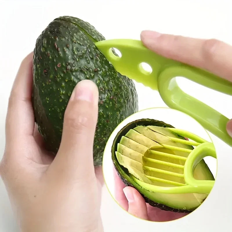Multifunctional 3.0 in 1 Avocado Slicer, Outdoor Home Kitchen Tools
