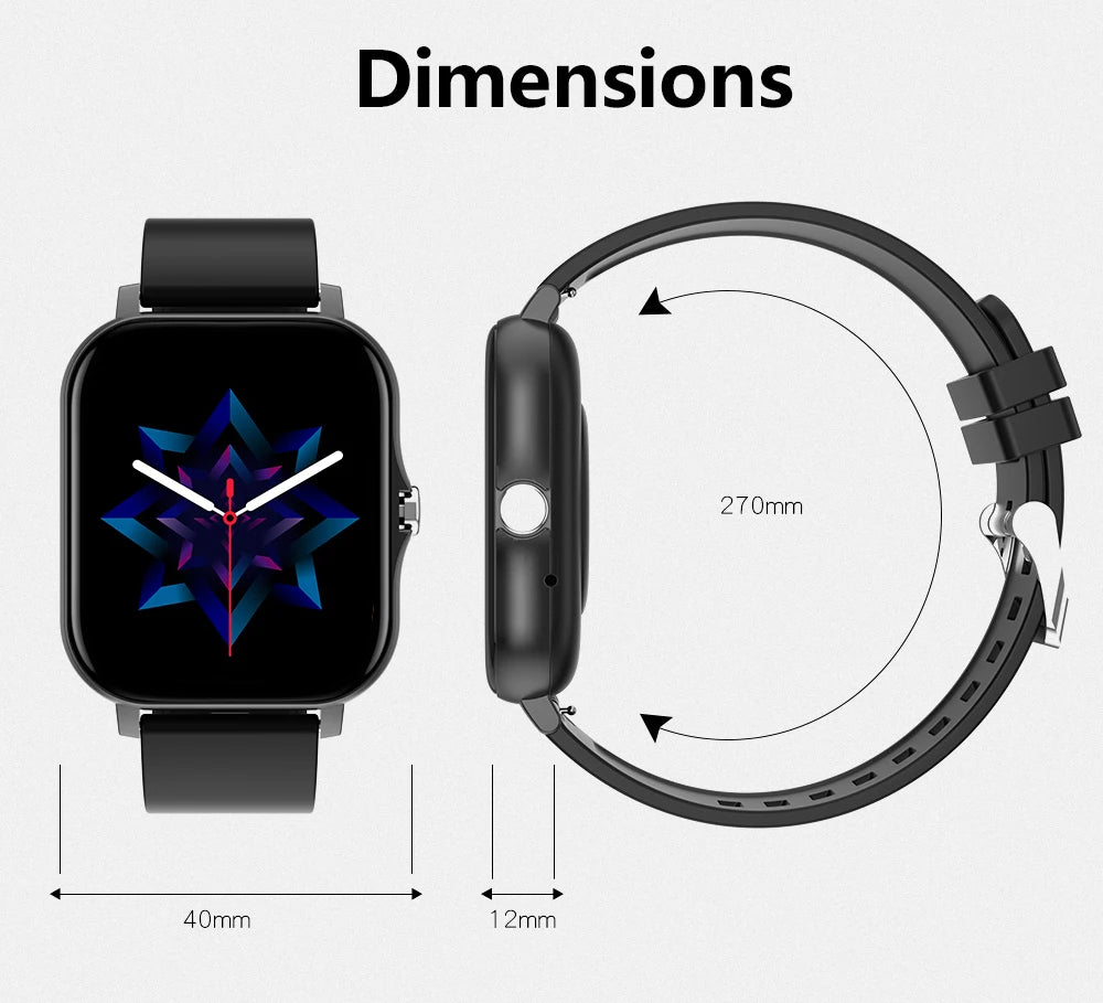 Smart Watch Health Monitor Waterproof Bluetooth Call Watches for Men and Women IOS, Android support 2025