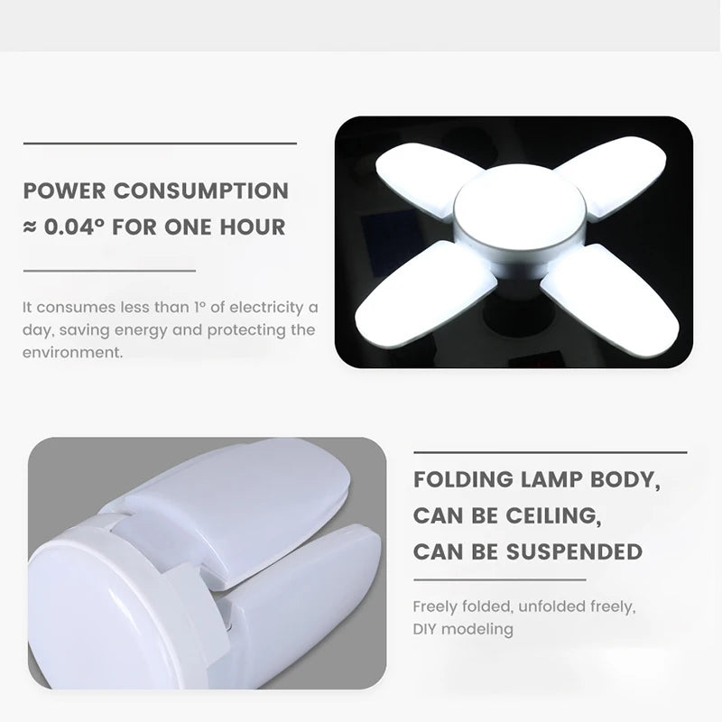 LED Bulb AC220V/110V Deformation for Home Ceiling Lights