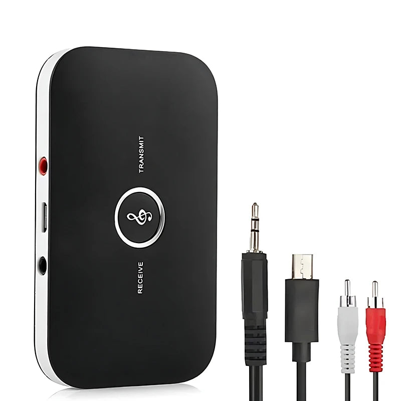 Bluetooth 5.3 Audio Transmitter Receiver 3.5mm AUX Jack RCA USB Dongle Music Wireless Adapter
