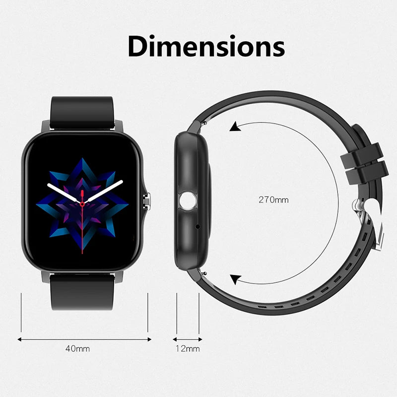 Smart Watch Health Monitor Waterproof Bluetooth Call Watches for Men and Women IOS, Android support 2025