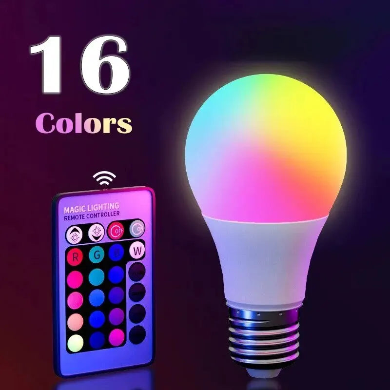 16 Colors RGB Bulb LED