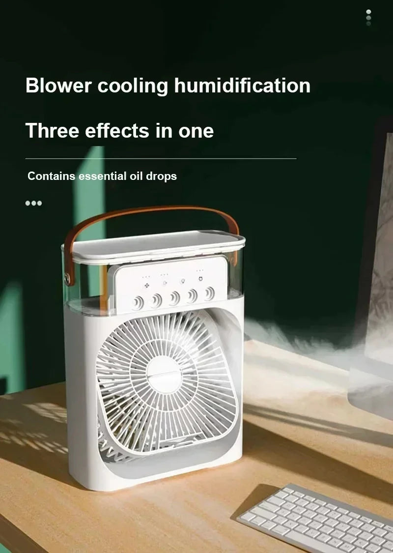 Fan AIr Conditioner Household Mini Air Cooler LED